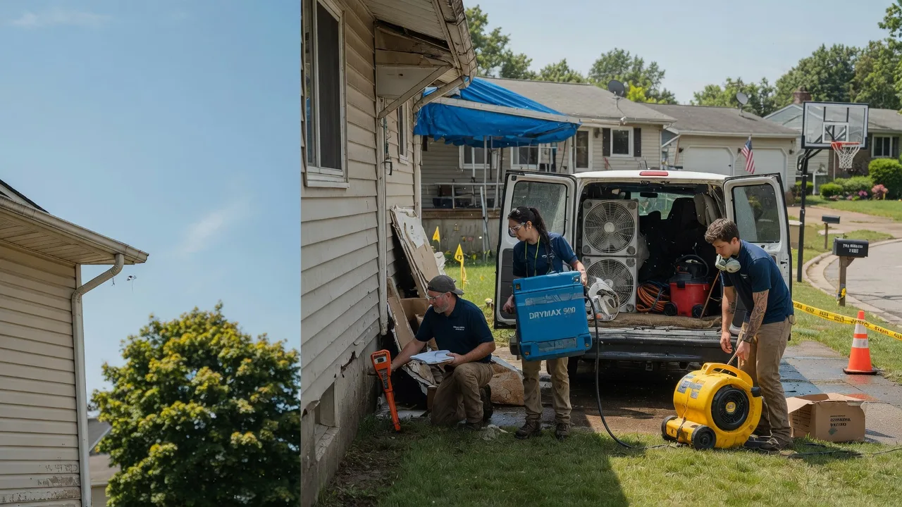 Ceiling Leak Cleanup in East Pittsburgh, PA near me